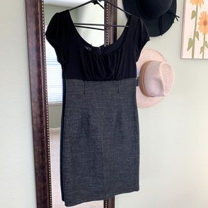 NWT BCX Black and Gray Midi Dress Y2K Early 2000’s 2010’s